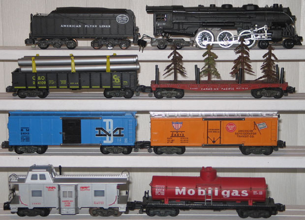 American flyer best sale lines train set